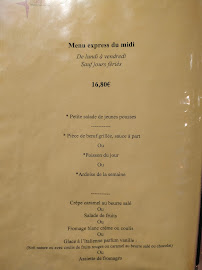Restaurant français Le Crusoé à Dijon - menu / carte