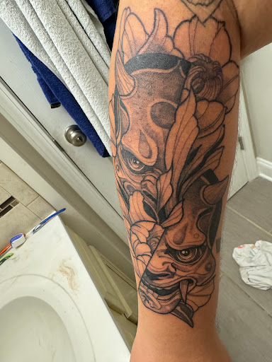 Explore japanese dragon tattoo ideas, creative tattoo ideas in Elizabethtown, available at Artistic Resurrection Tattoo Elizabethtown