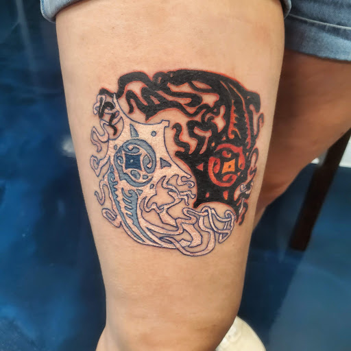 Explore tattoo ideas cartoon, creative tattoo ideas in Buford, available at Inked Arts Tattoo Studio
