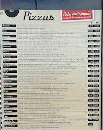 Carte du Vinyl Pizza à Courseulles-sur-Mer