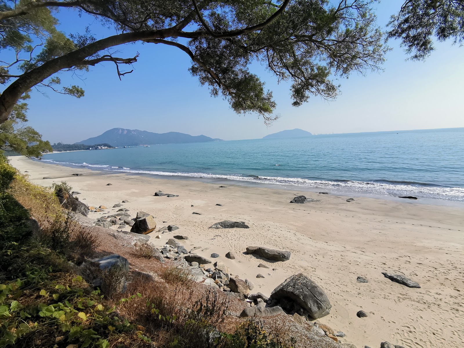 Fotografie cu Lower Cheung Sha Beach zonele de facilități
