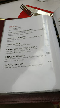 Le Bistrot à Aix-en-Provence menu