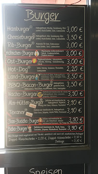Menu / carte de Orig. Thüringer Rostbratwurstgrill à Dessau-Roßlau