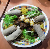 Injera du Restaurant érythréen Restaurant Asmara -ቤት መግቢ ኣስመራ - Spécialités Érythréennes et Éthiopiennes à Lyon - n°5