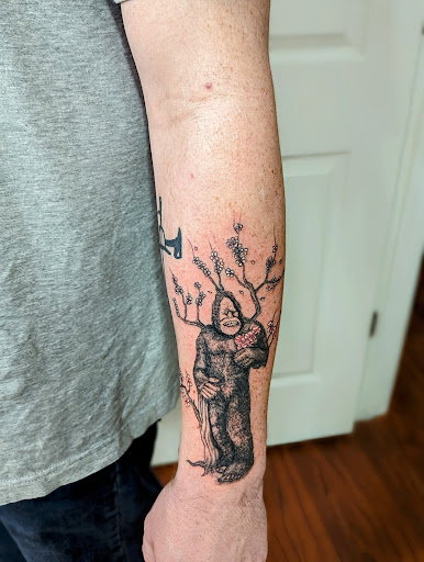 Explore mom son tattoo ideas, creative tattoo ideas in Pittsburg, available at NeonMoon Tattoo
