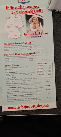 Miss Pepper à Alfter menu