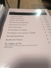 Menu du Snack Bar Cucchi Pub à Carbonera