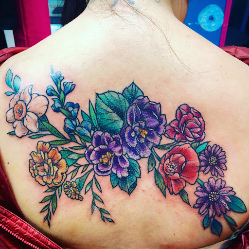 Explore aries tattoo idea, creative tattoo ideas in Bay Shore, available at House Of Colour Tattoo