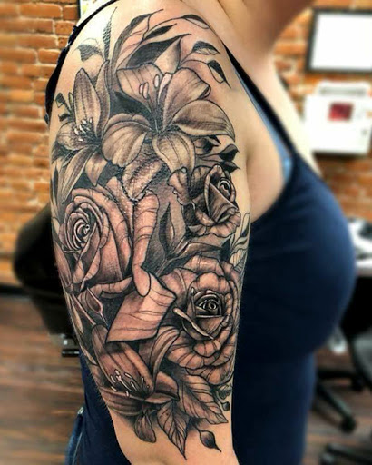 Explore butterfly semicolon tattoo ideas, creative tattoo ideas in Dubuque, available at The Crows Nest