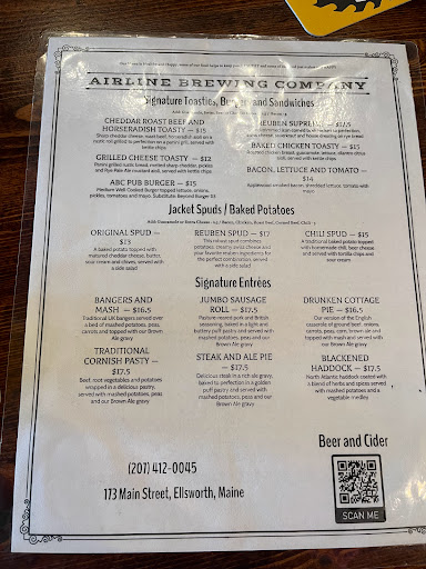 Brewpub «Airline Brewing Company - Ellsworth», reviews and photos, 173 Main St, Ellsworth, ME 04605, USA