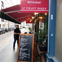 Le Volant Basque à Paris menu