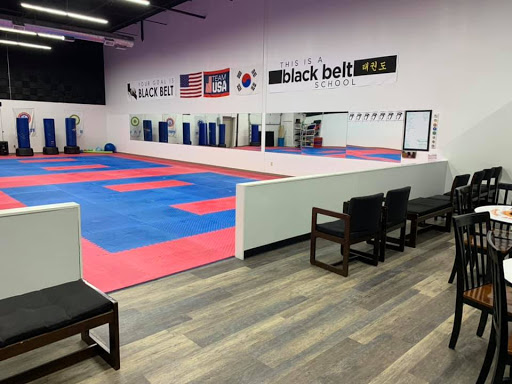 Taekwondo competition area Akron
