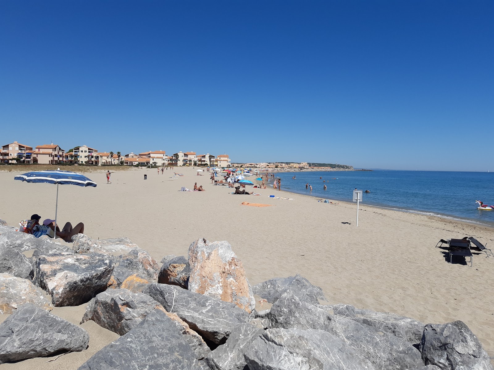 Foto von Port Leucate FKK mit lange, gerade küste