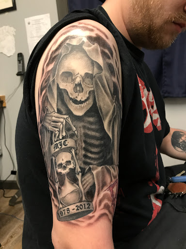 Explore name on neck tattoo ideas, creative tattoo ideas in Tewksbury, available at Lucid Arts Tattoo Studio