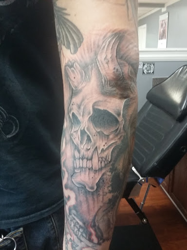 Explore death metal tattoo ideas, creative tattoo ideas in Birmingham, available at Classic 13 Tattoo