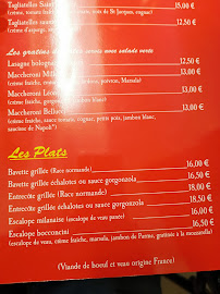 Pizzeria Le Mille Pâtes à Saint-Pierre-d'Oléron (le menu)