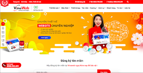 Thiết kế website Hải Dương - Vinaweb