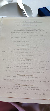 Restaurant gastronomique Langotto Ristorante à Novello (le menu)