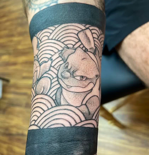 Explore watercolour tattoo ideas, creative tattoo ideas in Honolulu, available at Skin Deep Tattoo and Piercing Waikiki