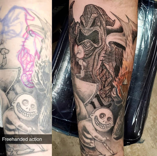 Explore opium tattoo ideas, creative tattoo ideas in Kenosha, available at Kenosha Tattoo Company
