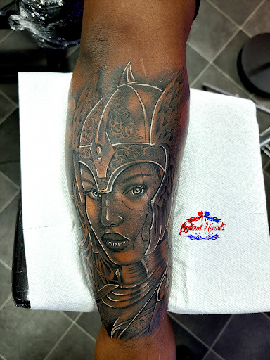 Explore broncos tattoo ideas, creative tattoo ideas in Richmond, available at Captured Moment Tattoos