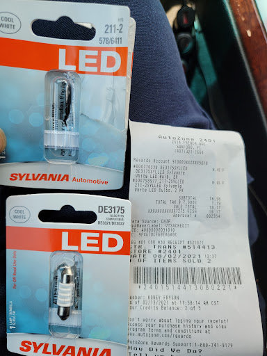 Auto Parts Store «AutoZone», reviews and photos, 2414 S French Ave, Sanford, FL 32771, USA