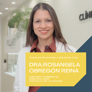 Dra. Rosangela Obregón Reina, centro médico clínica de estética y rejuvenecimiento Av. de Monteclaro, 515, 28223 Pozuelo de Alarcón, Madrid, España