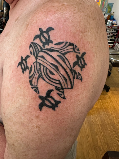 Explore amethyst tattoo ideas, creative tattoo ideas in Lahaina, available at Sweet Trade Tattoo