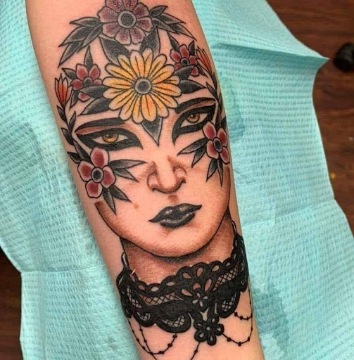 Explore native indian tattoo ideas, creative tattoo ideas in Powell, available at Against All Odds Tattoos and Piercings