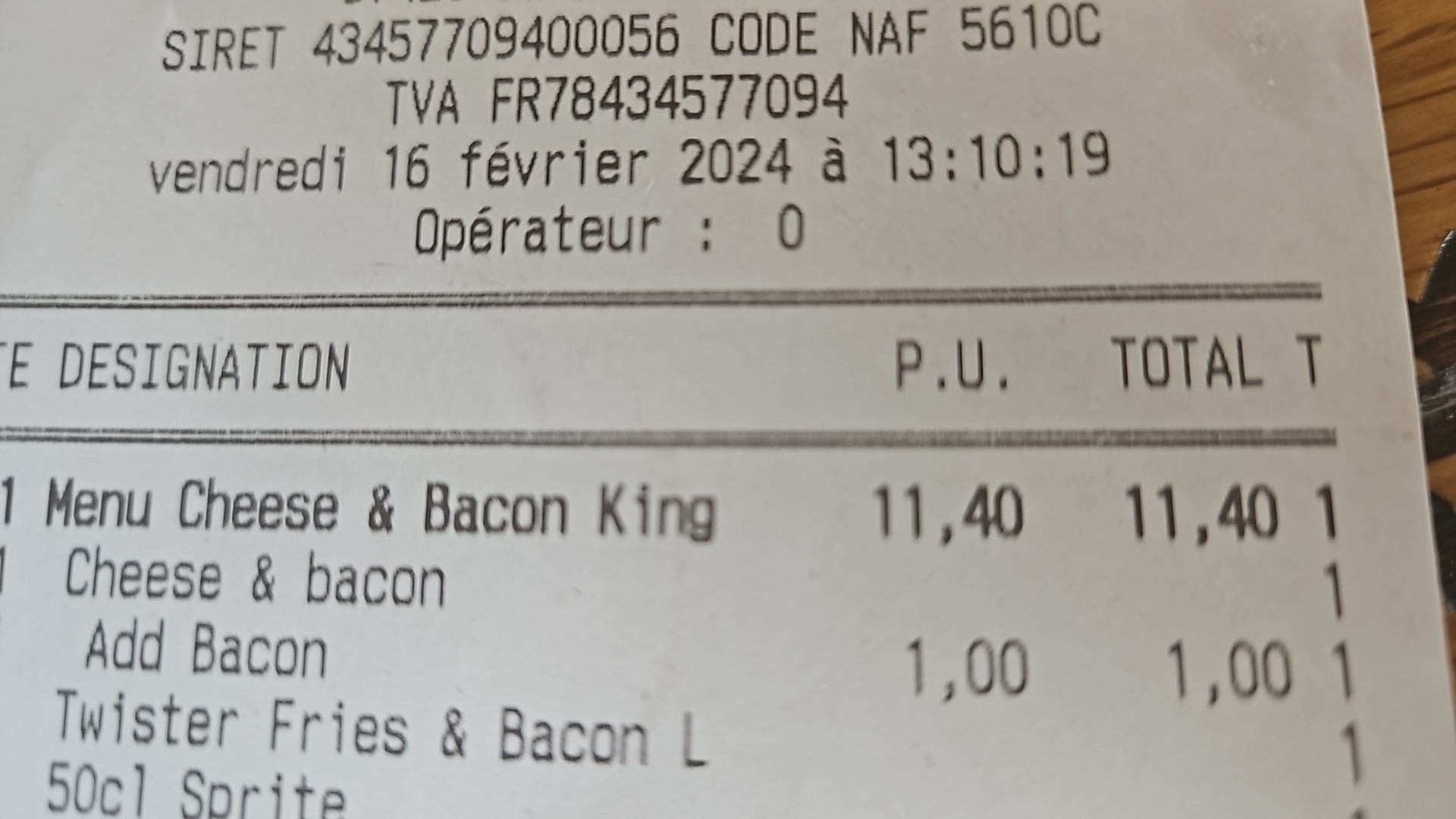 Photo n° 2 de l'avis de Quentin.l fait le 16/02/2024 à 10:13