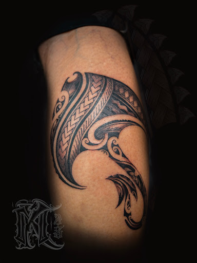 Explore son's name tattoo ideas, creative tattoo ideas in Honolulu, available at Sacred Art Tattoo Waikiki