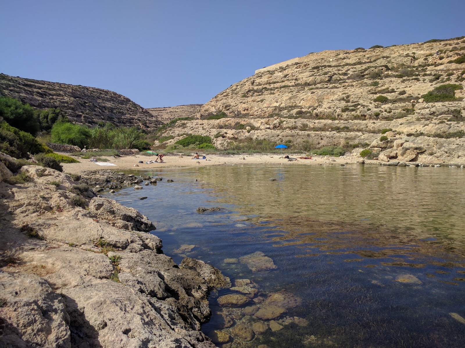 Photo of Cala Galera surrounded by mountains