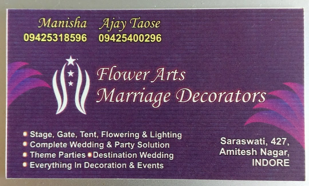 Flower Arts Marriage Decorators