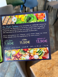 La Fresh Cantine - Poké Bowl, Salad’Bar et Ceviché à Marseille carte