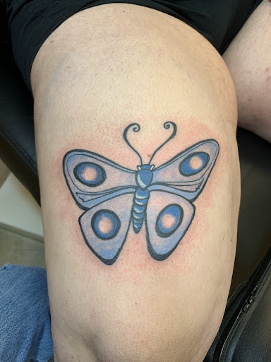 Explore one word tattoo ideas, creative tattoo ideas in Brunswick, available at Blue Fin Tattoos