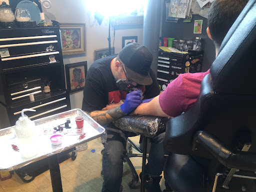 Explore witch moon tattoo ideas, creative tattoo ideas in Fort Wayne, available at Grade A Tattoos and Body Piercing