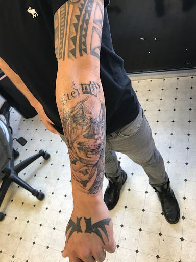 Explore samurai champloo tattoo ideas, creative tattoo ideas in Seymour, available at American Gypsy Tattoo Corp.