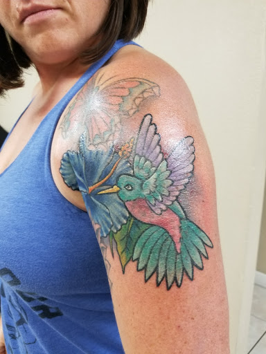 Explore drug tattoo ideas, creative tattoo ideas in Clearwater Beach, available at Psychotic Ink