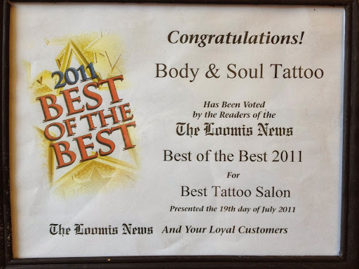 Body Piercing Shop «Body & Soul Tattoo and Piercing», reviews and photos, 3805 Taylor Rd, Loomis, CA 95650, USA
