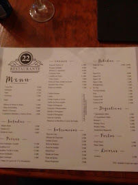 Restaurante 22 em Vila Real menu n° 7