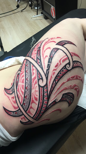 Explore ninja tattoo ideas, creative tattoo ideas in Hilo, available at Native Flesh Tattoo