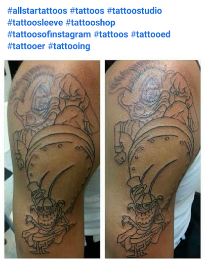 Explore rest in peace tattoo ideas, creative tattoo ideas in Hialeah, available at Allstar Tattoo & Body piercing