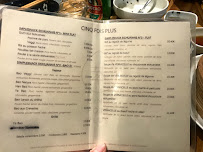 Restaurant chinois Cinq Fois Plus à Paris (le menu)