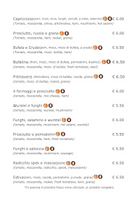 Carte du Dar Cama Bar- Ristopizza à Cevoli