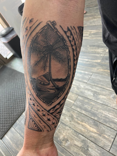 Explore spinal cord tattoo ideas, creative tattoo ideas in El Paso, available at American Tattoo Society of Ft Bliss