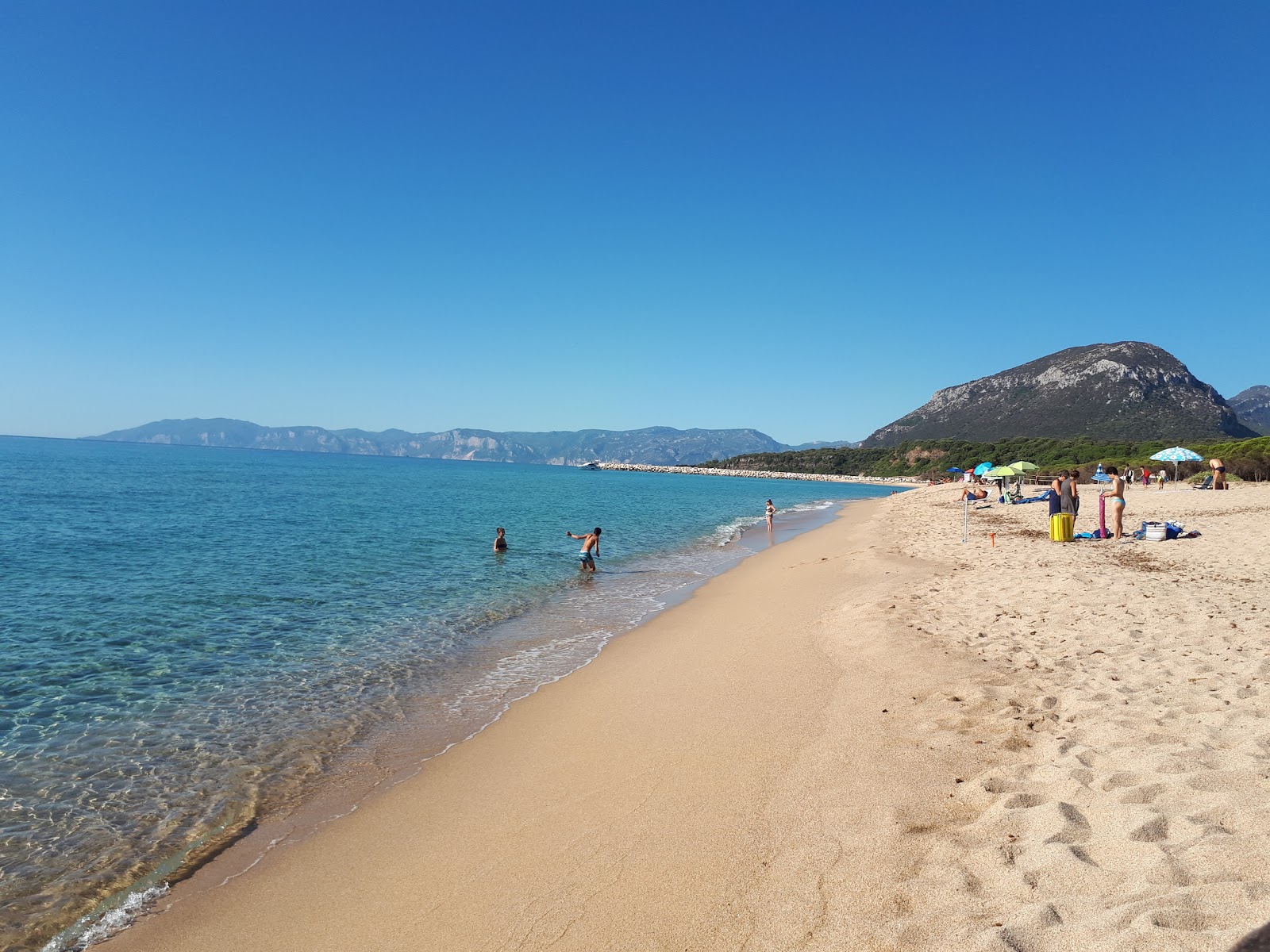 Zdjęcie Spiaggia Su Barone z powierzchnią beżowy piasek