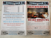 Carte du Commander´s Grill-Imbiss à Grevenbroich