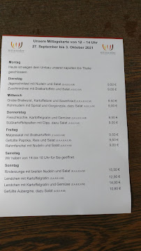 Menu / carte de Cafe Mitnander gGmbH à Eichstetten am Kaiserstuhl