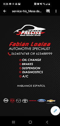 Precise auto mobile service - Photo 2 - Car repair in Ontario, CA, Ontario