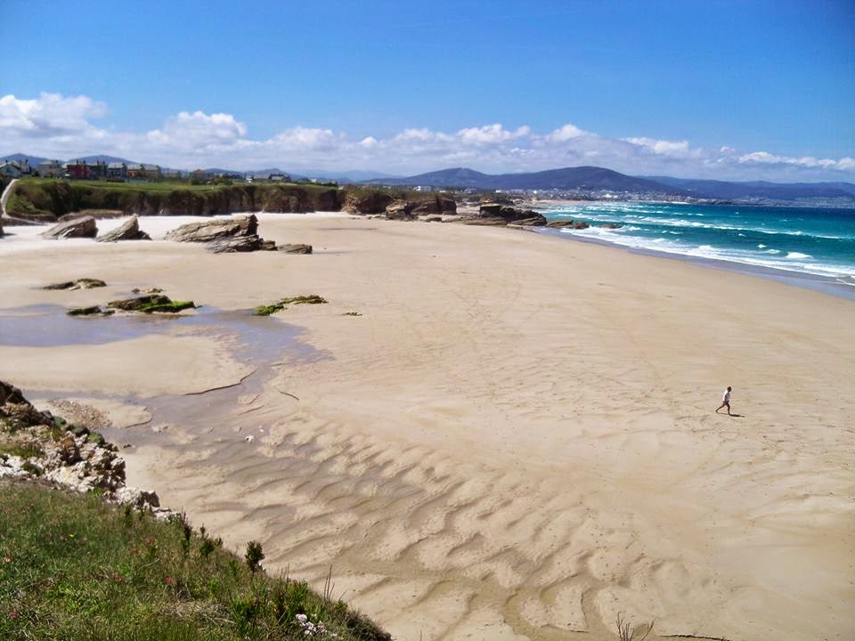 Foto von Praia de Coto mit langer gerader strand